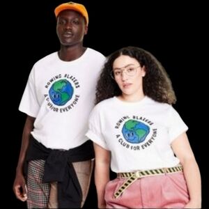 NWT Rowing Blazers White T‎ Shirt Unisex